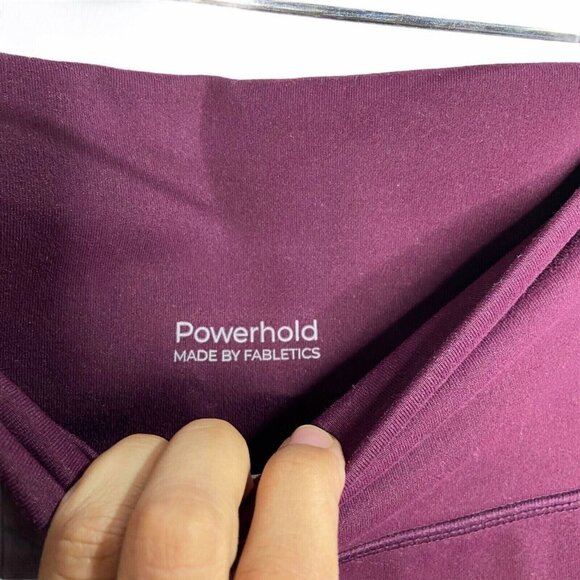 Fabletics On-The-Go High-Waisted Legging Womens size XS Color Plum - Picture 5 of 11